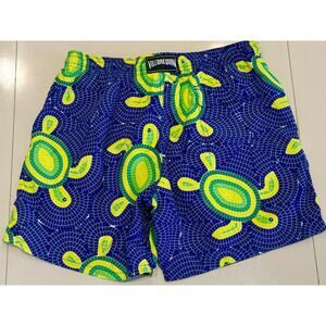 Vilebrequin Swim Shorts Multicolor Turtle Print Size XXL NWOT